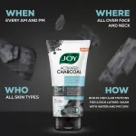 Joy Activated Charcoal Face Wash For Oily Skin To Controls Oil & Removes Dirt & Blackheads view 7