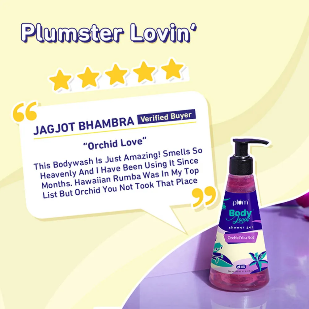 Plum BodyLovin' Orchid-You-Not Shower Gel - Pack Of 2