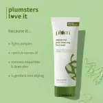 Plum Green Tea Pore Cleansing Gel Face Wash With Glycolic Acid - Fights Pimpels & Control Oil view 7