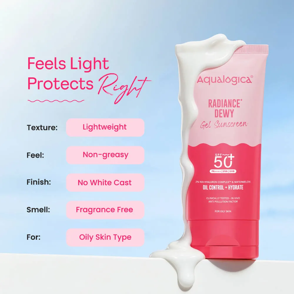 Aqualogica Radiance+ SPF 50+ PA++++