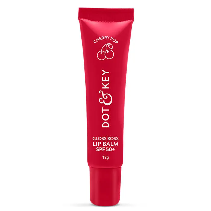 DOT & KEY GLOSS BOSS LIP BALM VITAMIN C + E SPF 50 CARAMEL KISS - 12G