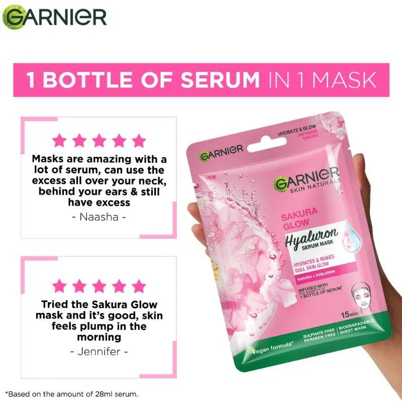 Garnier Skin Naturals Face Serum Sheet Mask