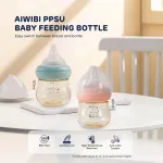 Aiwibi PPSU Heatresistance Anti-colic Feeding Bottles 120ml view 3