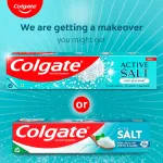 Colgate Active Salt Toothpaste, Germ Fighting Toothpaste For Healthy Gums And Teeth view 2