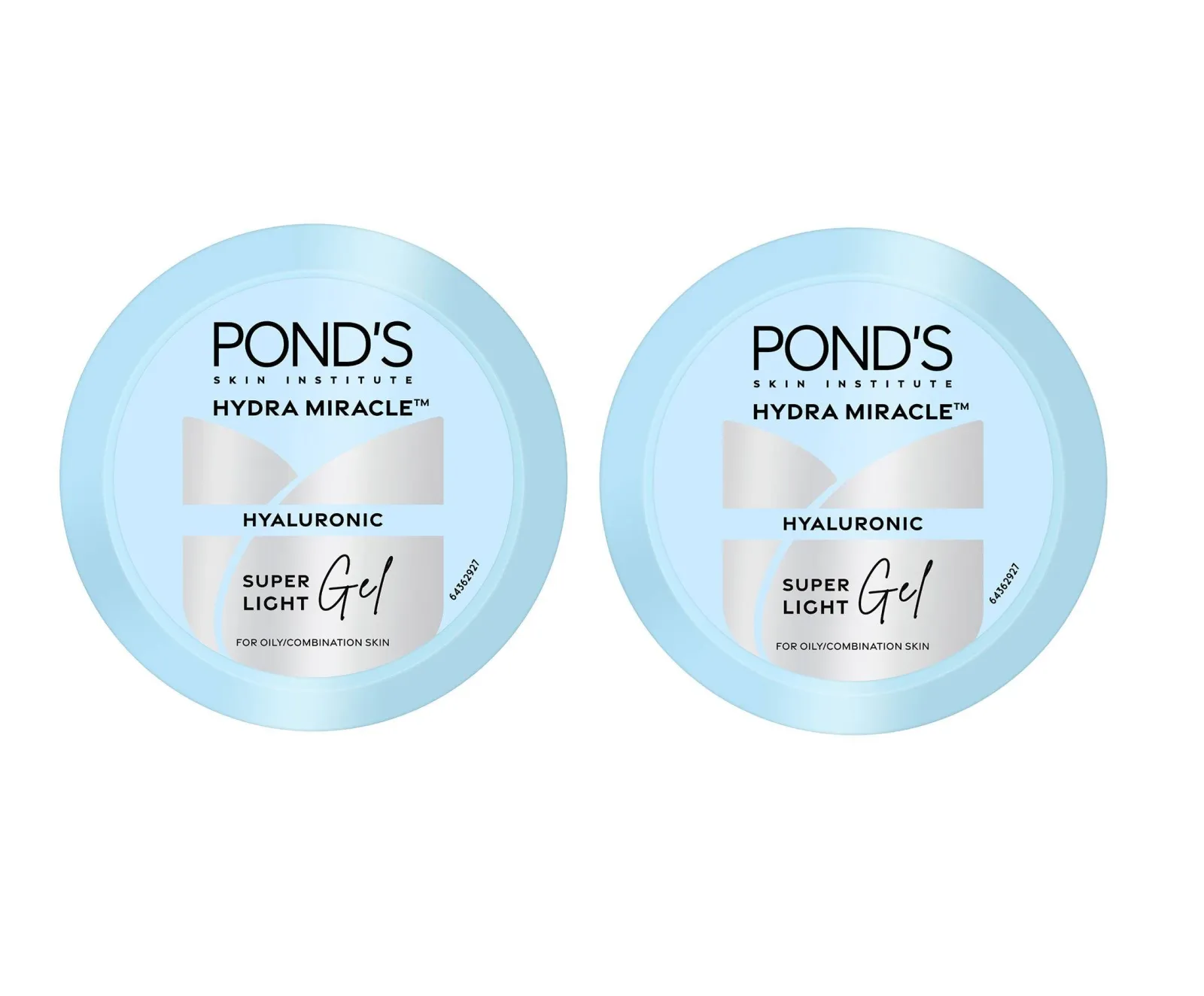 Pond's Ponds Super Light Gel Oil Free Moisturiser With Hyaluronic Acid + Vitamin E - Pack Of 2