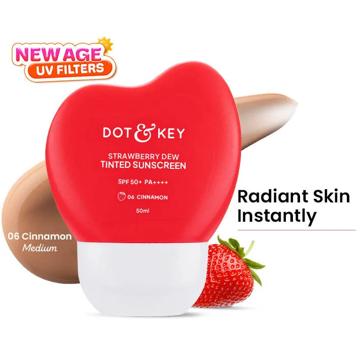 Dot & Key Strawberry Dew Tinted Sunscreen SPF 50+ PA++++