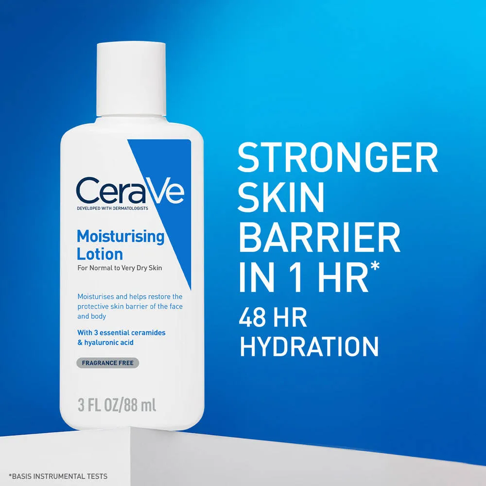 CeraVe Moisturizing Body Lotion for Normal to Dry skin with Ceramides, Dermatologist recommended