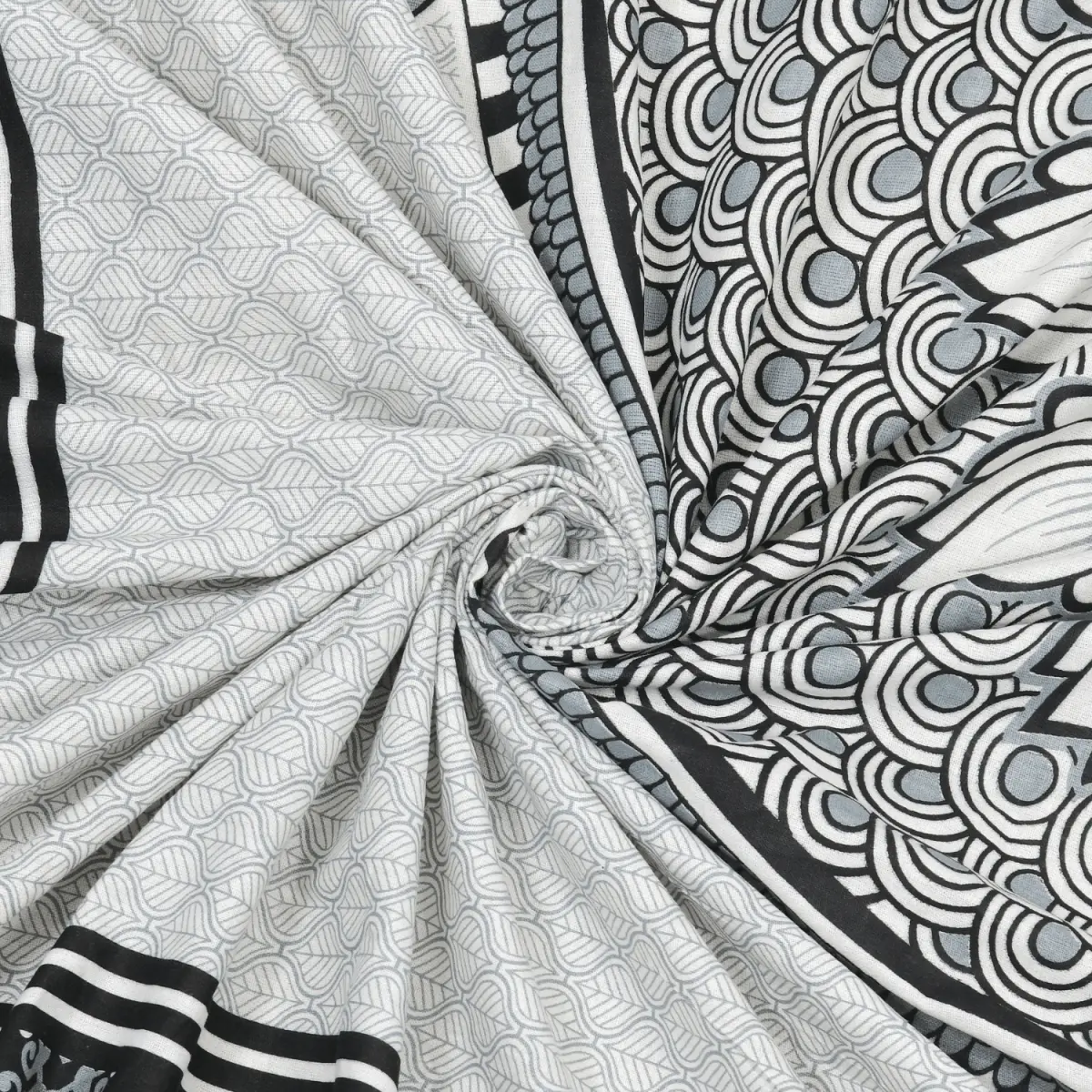 Pure Cotton Jaipuri Bedsheet (peacock Printed)