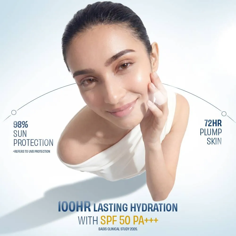 Pond's Ponds Biome Miracle UV Invisigel Moisturiser 100HR Hydration With SPF50 PA+++