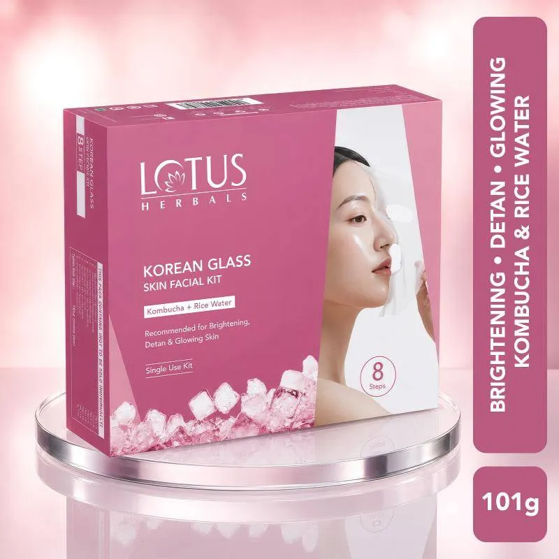 Lotus Herbals Korean Glass Skin Facial Kit