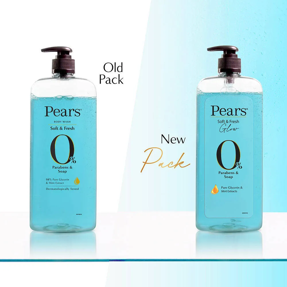 Pears Pure & Gentle Body Wash with Mint Extract