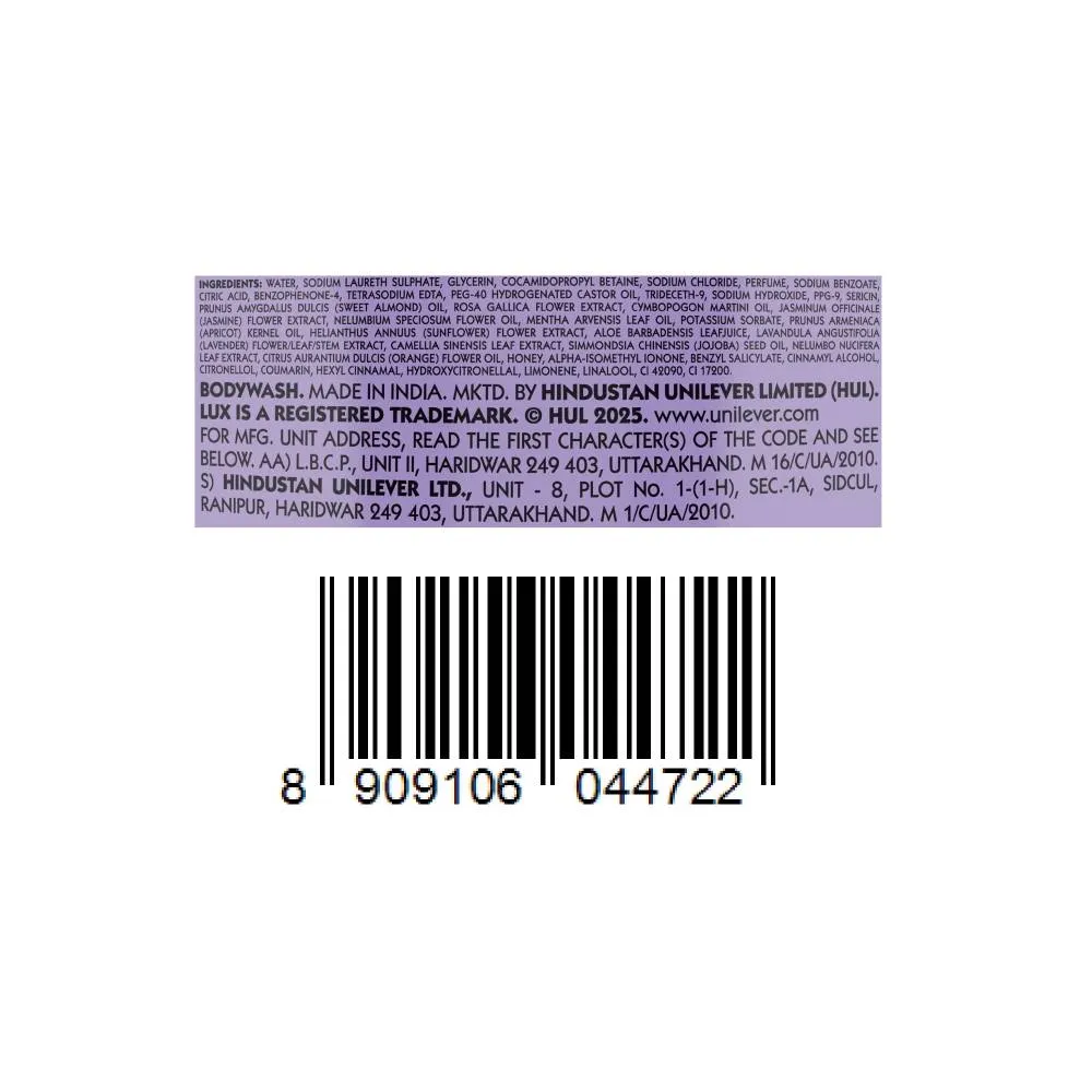 Lux Body Wash Magical Orchid With 12 Hours Lasting