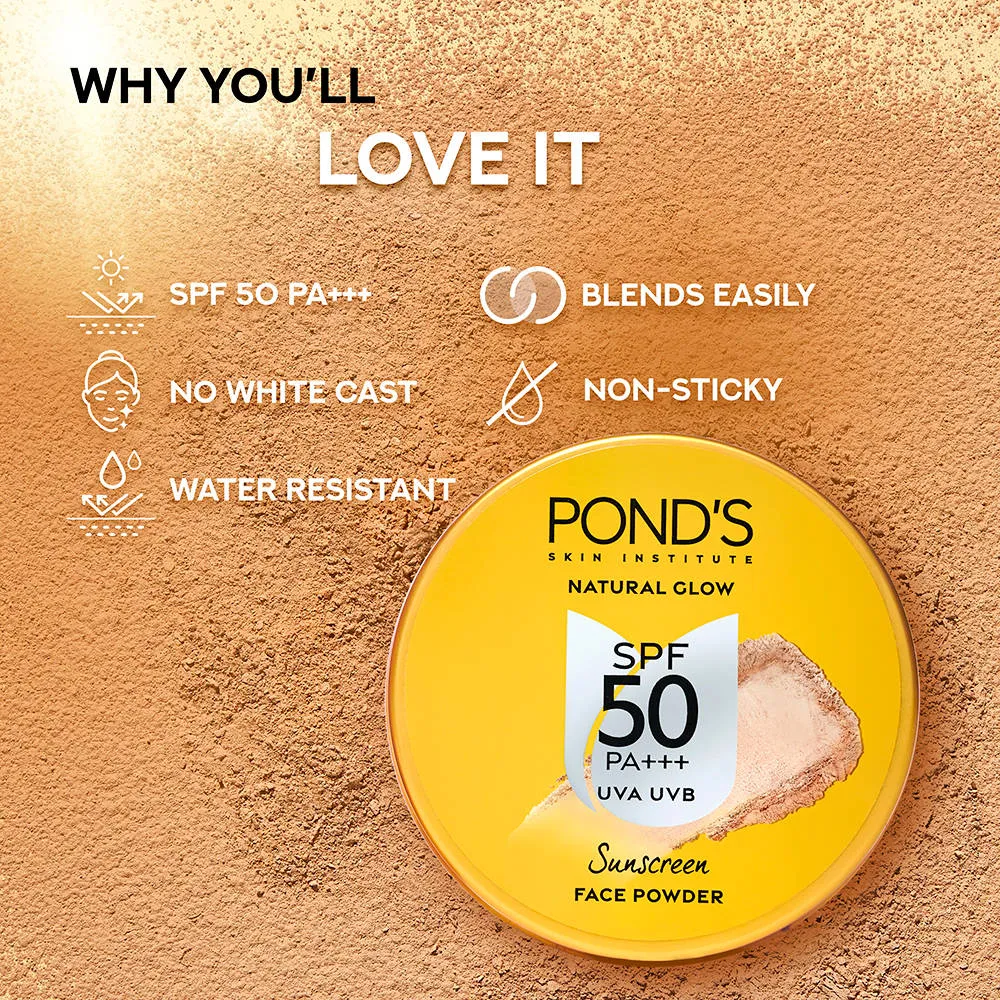 Pond's Ponds SPF 50 PA+++ UVA UVB Sunscreen Face Powder