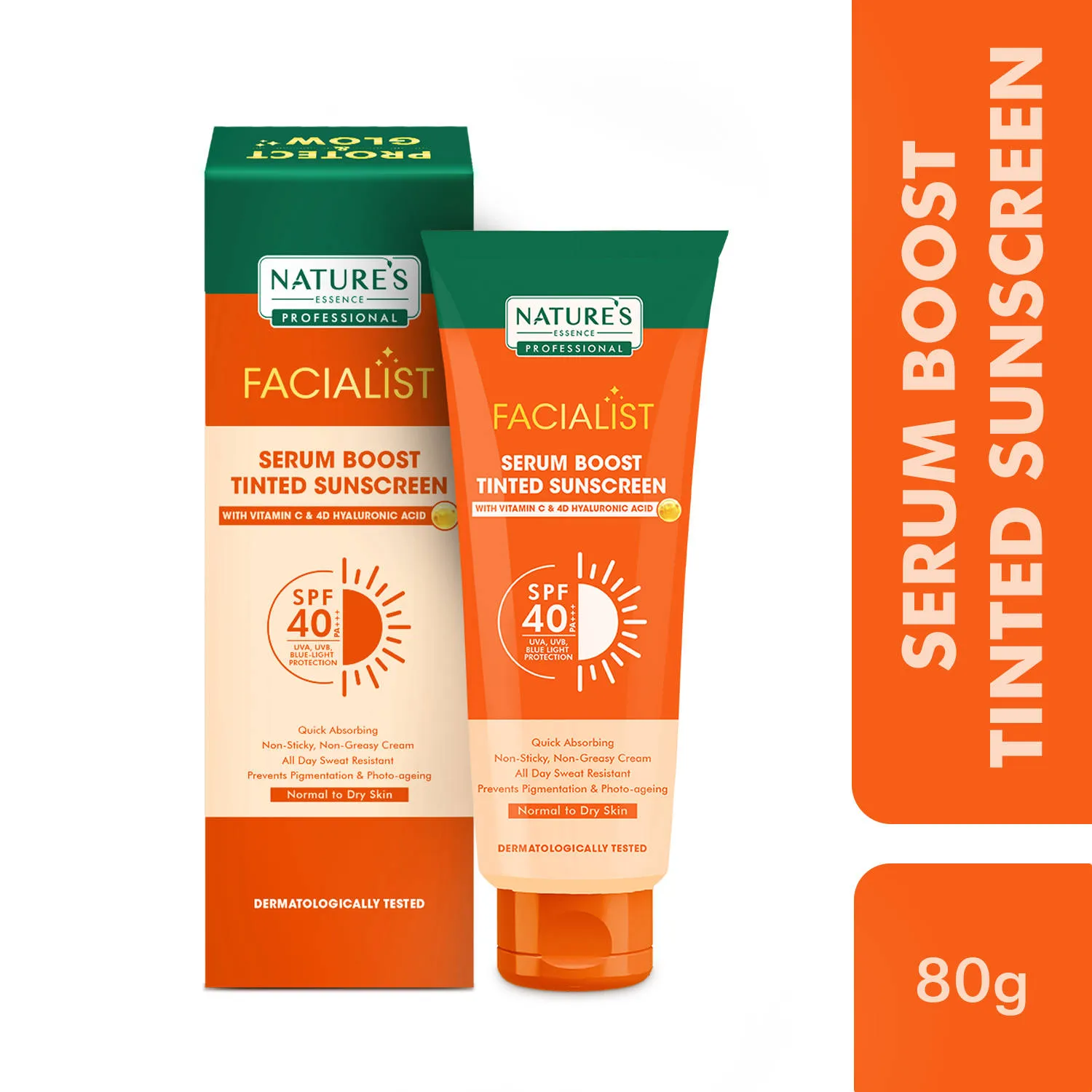 Pilgrim Nature's Essence Professional Serum Boost Tinted Sunscreen SPF 40 PA+++