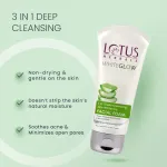Lotus Herbals WhiteGlow 3 In 1 Deep Cleansing Facial Foam, Acne & Oil-Control For All Skin Types view 2