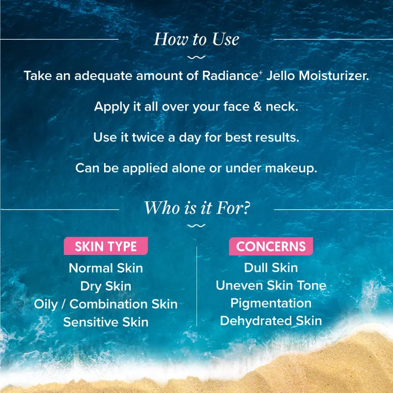 Aqualogica Radiance+ Jello Moisturizer with Watermelon & Niacinamide