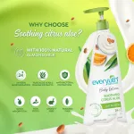 Everyuth Naturals Body Lotion - Soothing Citrus Aloe with Almond Milk, Anti-Bacterial, Non Sticky view 2