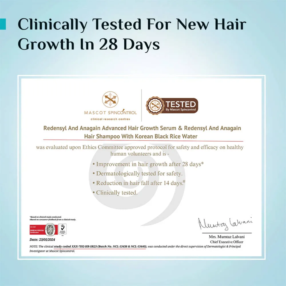 Pilgrim 3% Redensyl 4% Anagain Rosemary Advance Hair Growth Serum For Men & Women- Pack of 2