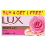 Lux Even-Toned Glow Bathing Soap Infused With Vitamin C & E - Buy 4 Get 1 Free view 6