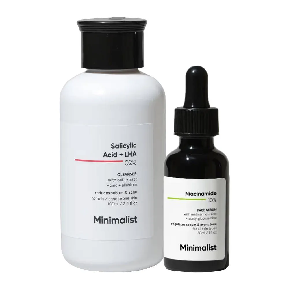 Minimalist Daily Acne & Oil Control Duo