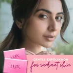 Lux Essence Of Himalayas Rose & Aloe Vera Exfoliating Soap - Pack Of 5 view 3