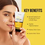 Dr. Sheth's Kesar & Kojic Sunscreen SPF 50+ PA++++ In-Vivo Tested for Pigmentation-Free Skin(50g) view 2