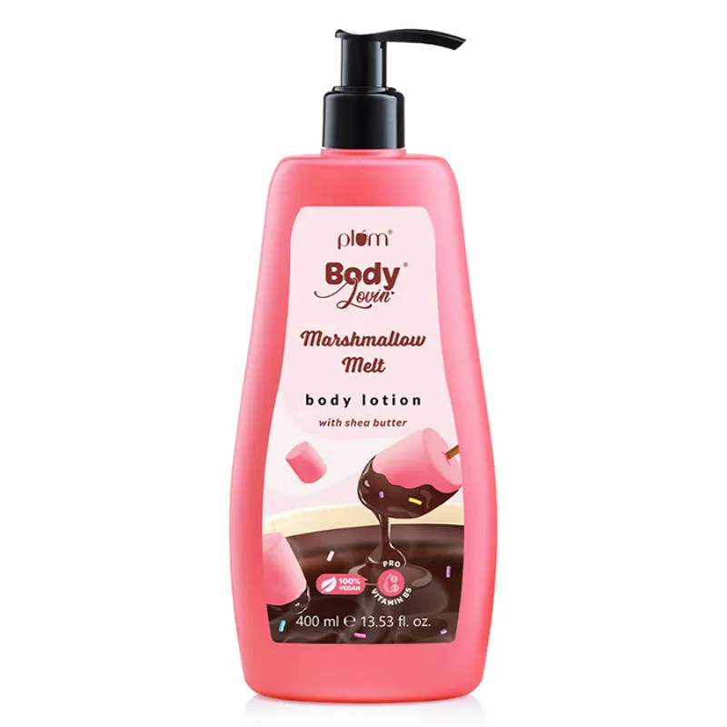 Plum BodyLovin' Marshmallow Melt Body Lotion With Shea Butter & Vitamin B5 - Pack Of 2