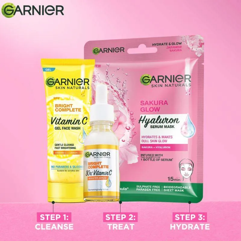 Garnier Skin Naturals Face Serum Sheet Mask