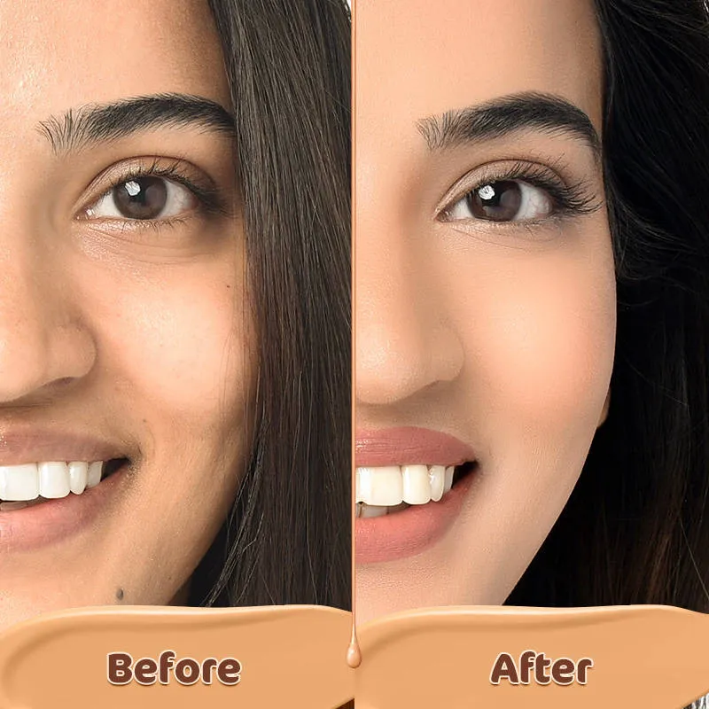 Mamaearth Glow Serum Foundation With Vitamin C & Turmeric For 12-hour Long Stay