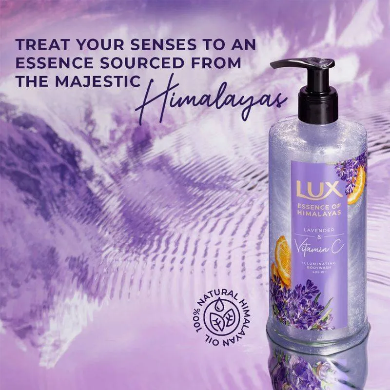 Lux Lavender & Vit C + Rose & Aloevera Shim Body Wash Combo