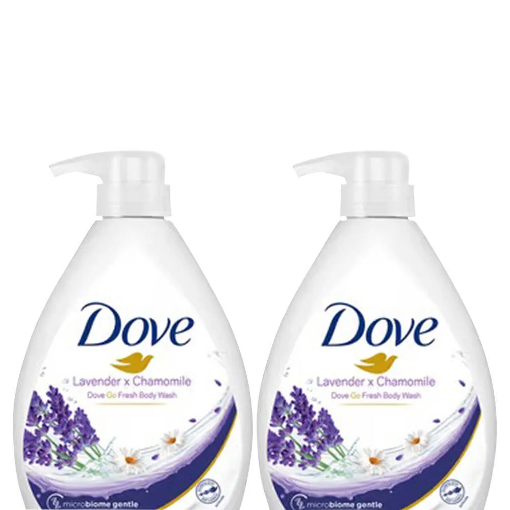 Dove Lavender & Chamomile Go Fresh Body Wash - Pack of 2