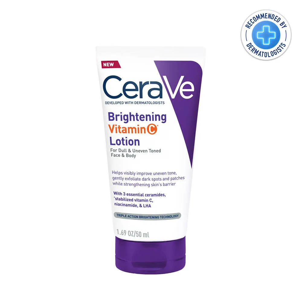 CeraVe Brightening Vitamin C Lotion For Dull, Uneven Skin & Dark Spots, For Face & Body
