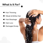 The Derma Co Peptide- Stem Cell Hair Fall Control Shampoo Reduces Hair Fall & Improves Scalp Health view 3