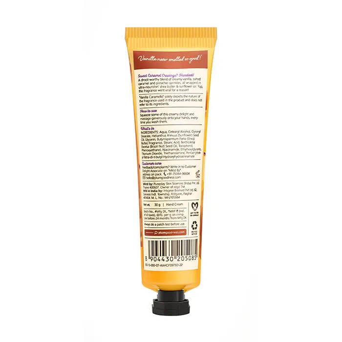 Plum Bodylovin' Vanilla Caramello Hand Cream