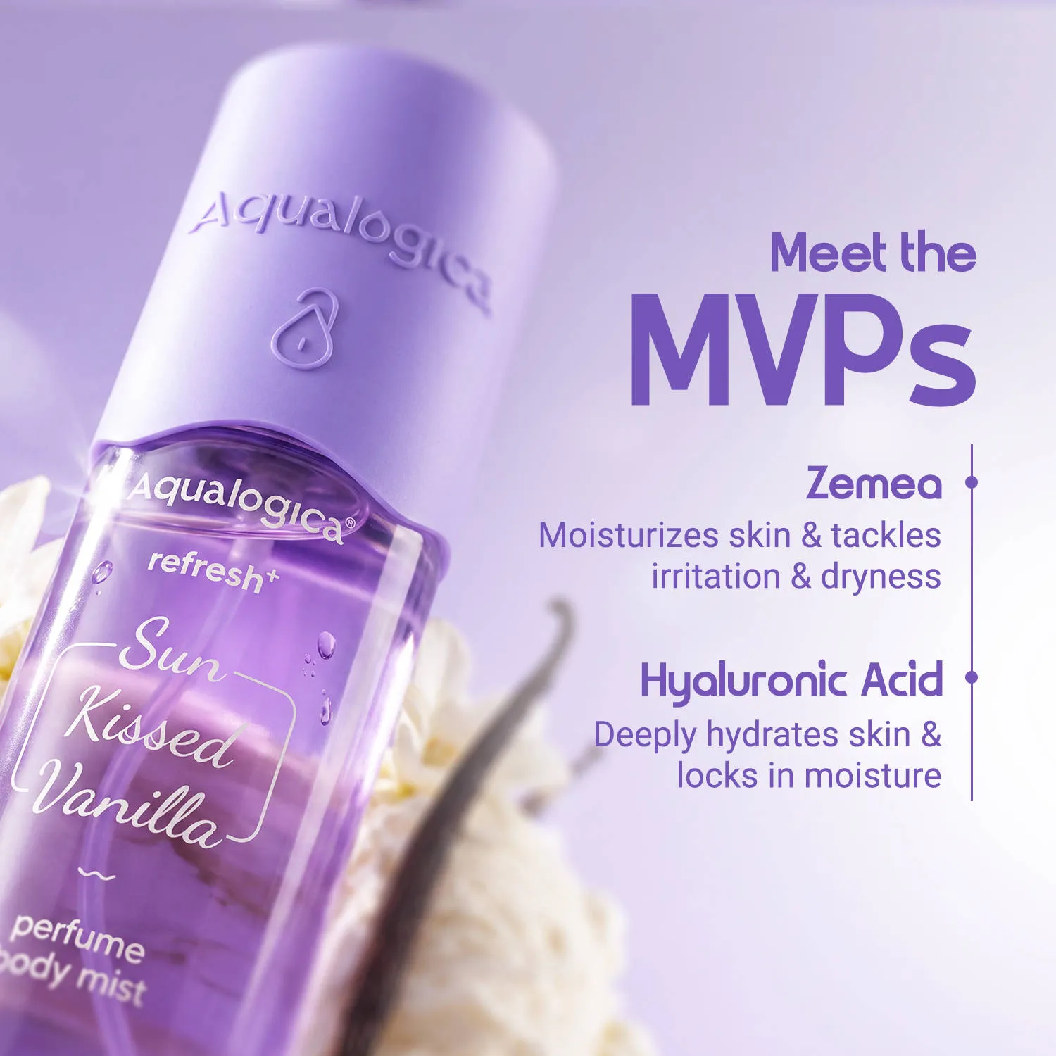 Aqualogica Refresh & Sun Kissed Vanilla Perfume Body Mist