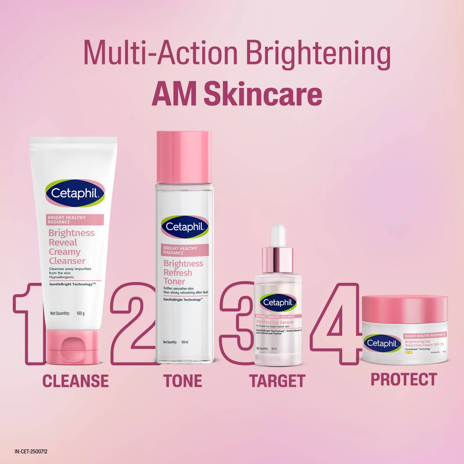 Cetaphil BHR Brightening Day Protection Cream SPF-15 Visibly Even Skin Tone In 4 Weeks