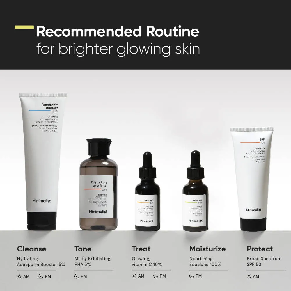 Minimalist 100% Squalane Facial Oil For Moisturizing & Reducing Fine Lines