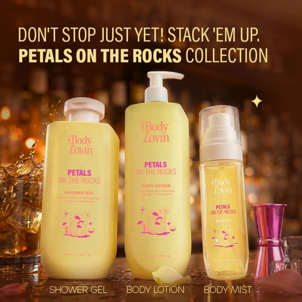 Plum BodyLovin’ Petals On The Rocks Body Lotion, Lightweight Hydration, Citrus Floral Fragrance