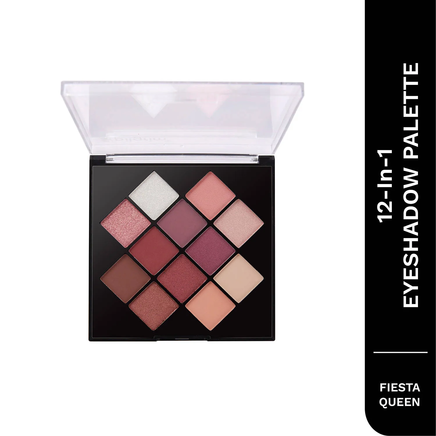 Pilgrim Eyeshadow Fiesta Queen 12-In-1 Highly Pigmented Shades