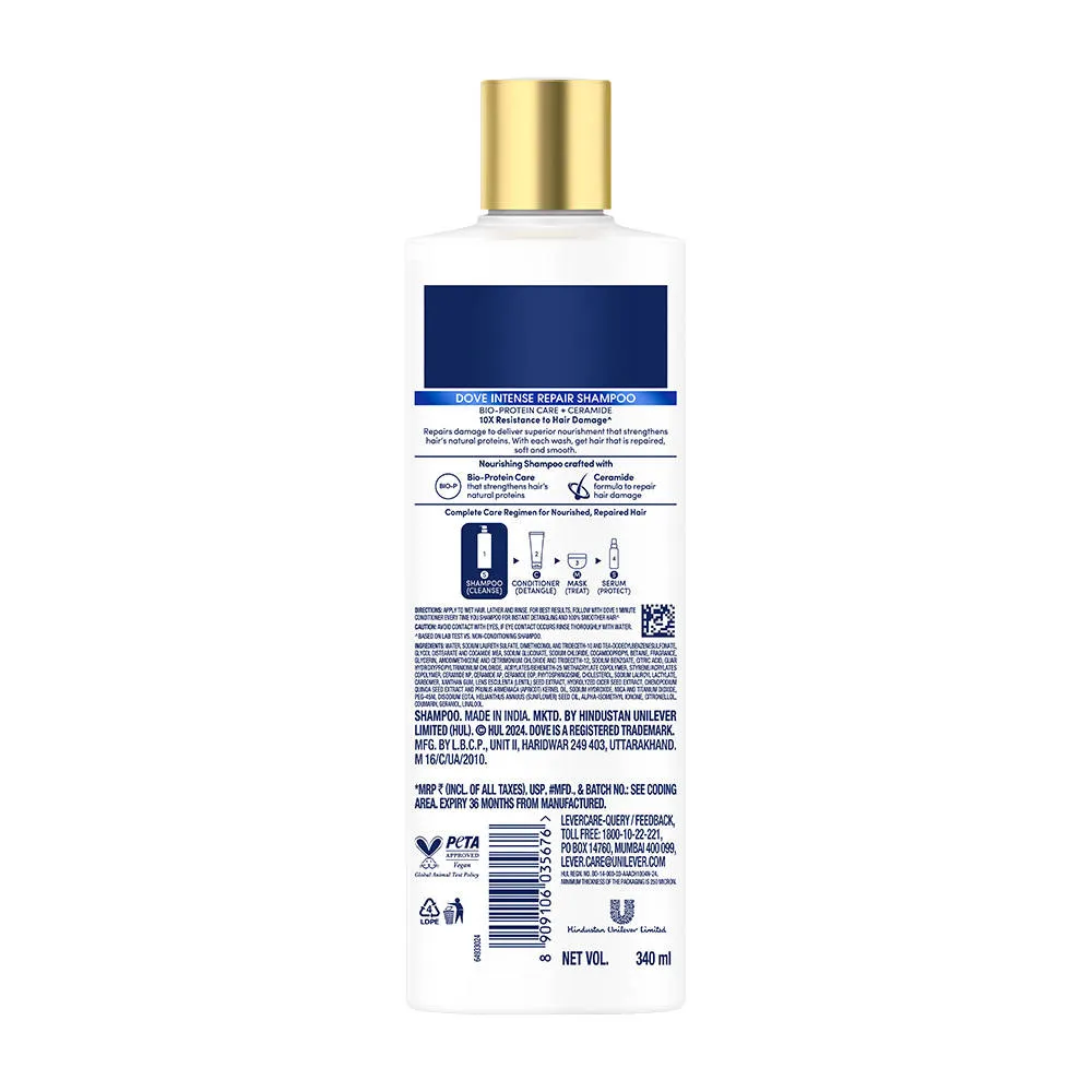 Dove Intense Repair Shampoo For Dry & Damaged Hair