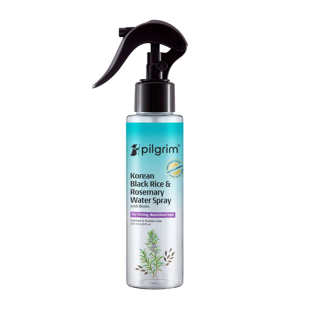 Pilgrim Korean Black Rice And Rosemary Water Hair Spray With Biotin