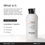 Minimalist Anti-Dandruff Shampoo 3.5% Salicylic Acid For Flaky & Itchy Scalp, Gentle & Sulphate-Free view 2