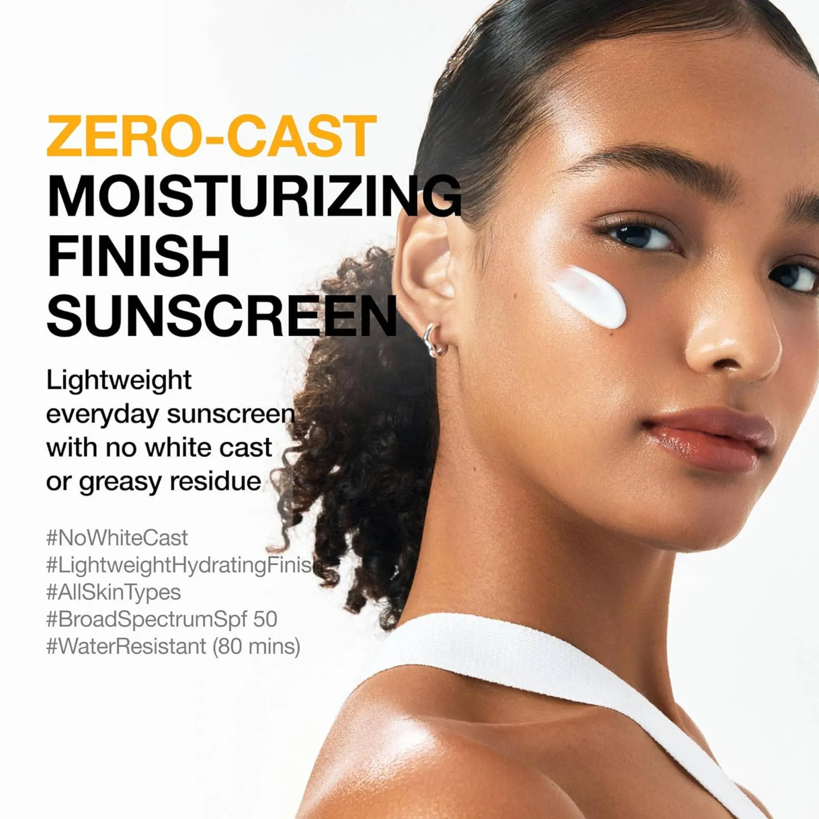 Anua Zero-Cast Moisturizing Finish Sunscreen SPF50+ PA++++