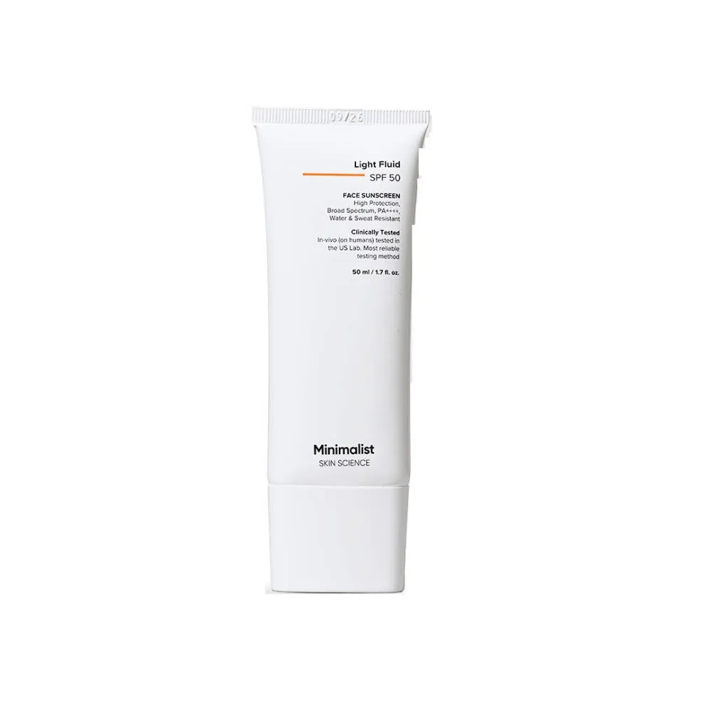 Minimalist Light Fluid SPF 50 Face Sunscreen
