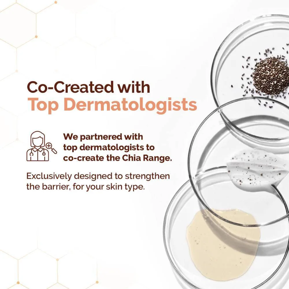 Mamaearth Chia Seed and Ceramides Oil-Free Face Wash for a Hydrated Glow
