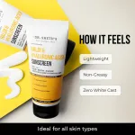 Dr. Sheth'S Haldi & Hyaluronic Acid Sunscreen Spf 50+ Pa+++ For All Skin Type view 5