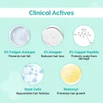 The Derma Co 20% Actives Peptide-Stem Cell Hair Growth Serum with Foligen Analupe & Anagain view 3