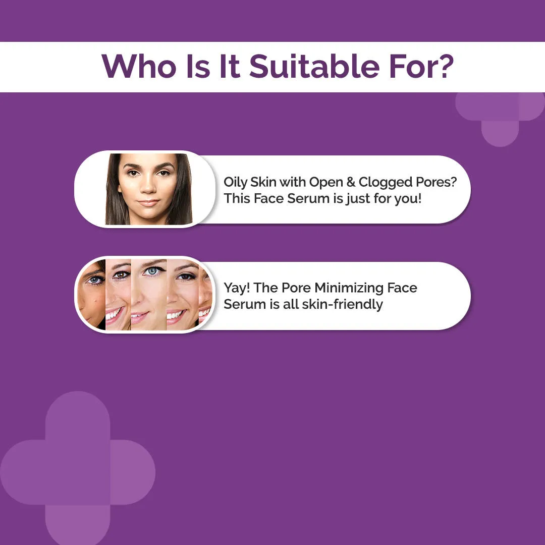 The Derma Co Pore Minimizing Face Serum With 4% Niacinamide, 5% PHA And P-refinyl For Open Pores
