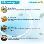 Mamaearth Soothing Massage Oil For Babies 0 - 5 Years view 3