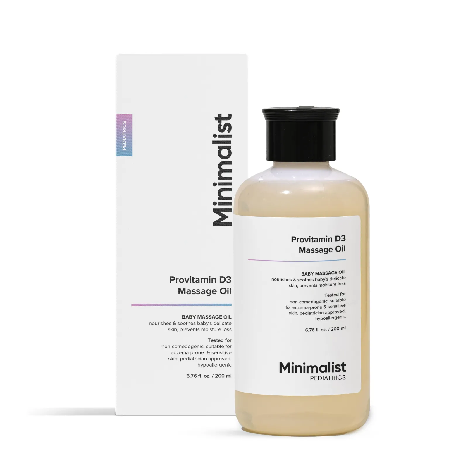 Minimalist Baby Provitamin D3 Massage Oil - Pediatrician Approved